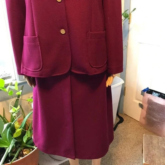 Vintage Cape Cod Matching Skirt and Blazer Size M/L Made in USA - Picture 6 of 7